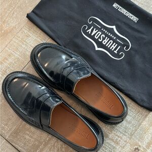 Women’s Black Penny Loafers